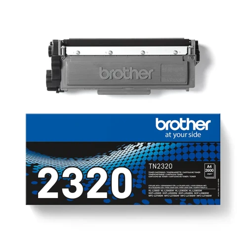 Brother TN-2320 | Oryginalny czarny toner do 2600 wydruków