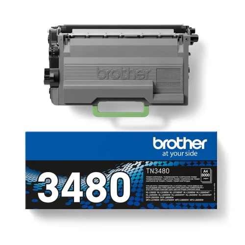 Brother TN-3480 | Oryginalny czarny toner do 8000 wydruków