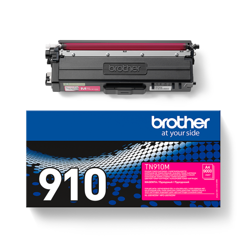 Brother TN-910M | Oryginalny toner MAGENTA do  9 000 wydruków