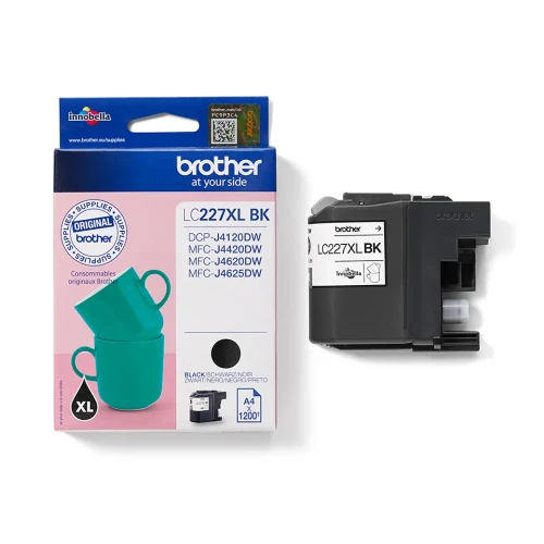 Brother LC-227XLBK | Oryginalny pojemnik z tuszem czarnym do 1200 stron