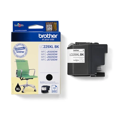 Brother LC-229XLBK | Oryginalny pojemnik z tuszem czarnym do 2400 stron