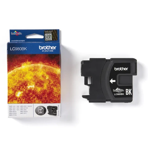 Brother LC-980BK | Oryginalny kartridż z tuszem black do 300 stron 