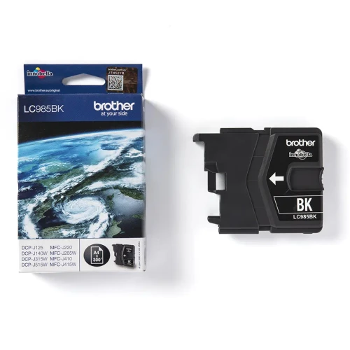 Brother LC-985BK | Oryginalny kartridż z tuszem black do 300 stron 